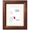 Frame USA Honey Rounded Brown Single Image Picture Frame with Mat
